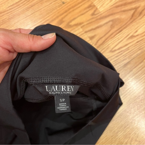 Lauren Ralph Lauren Black Leggings size S, side pockets. - Picture 7 of 12